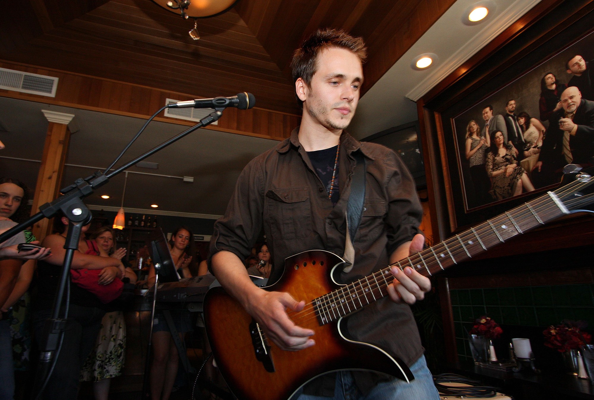 Files/The Columbian
Actor Jonathan Jackson, who's also lead singer with the band Enation, performs at the grand opening of Galeotti's Restaurant in downtown Battle Ground this summer. Jackson is reprising his award-winning role as Lucky on ABC's &quot;General Hospital.&quot;