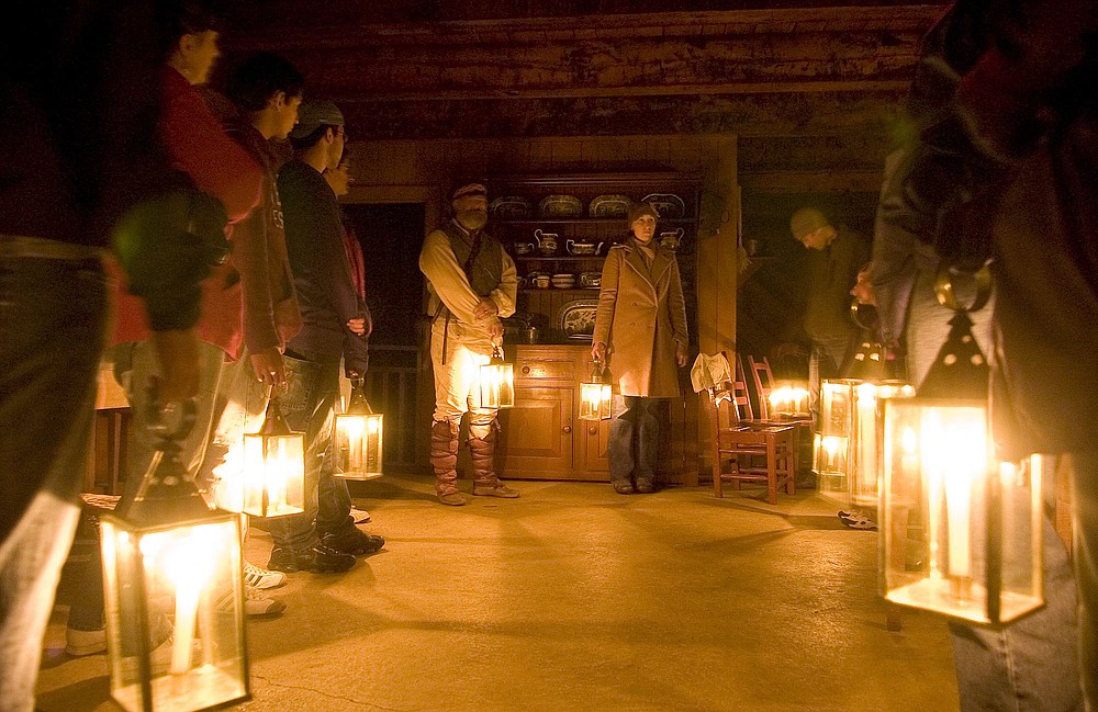 STEVEN LANE/Columbian files
The lantern tour of Fort Vancouver is tonight, Dec. 5 and Dec. 19