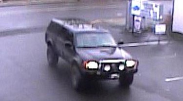 Clackamas County Sheriff's Office
Detectives want to talk to the Samaritan who drove this SUV and gave a ride to a crime victim Nov. 14. The photo was taken by a security camera at the Battle Ground Chevron.