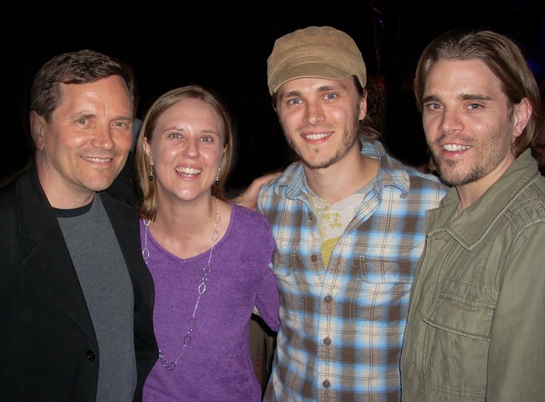 Rick, from left, Candice, Jonathan and Richard Lee Jackson teamed up on the new single &quot;Freedom, Family and Faith.&quot;