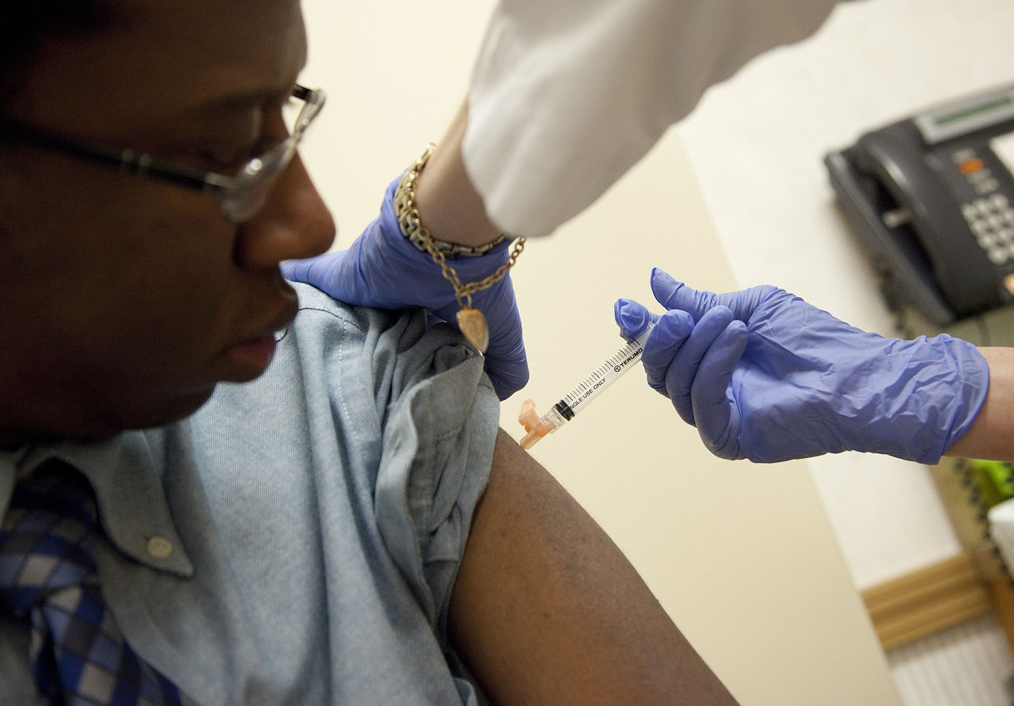 It's flu season, so time to get your vaccine shot.