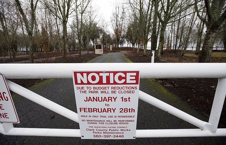 Due to budget cuts, Vancouver Lake Park is closed for the rest of the month.
