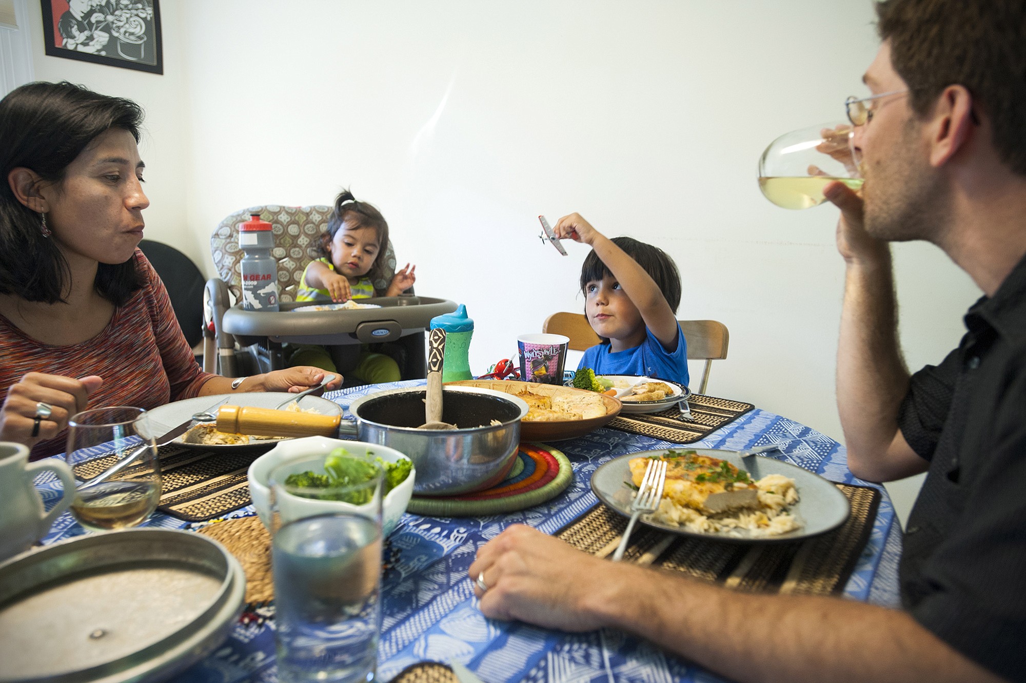 Across the United States, roughly 88 percent of Americans still say they frequently eat dinner with other members of their household, according to a study.