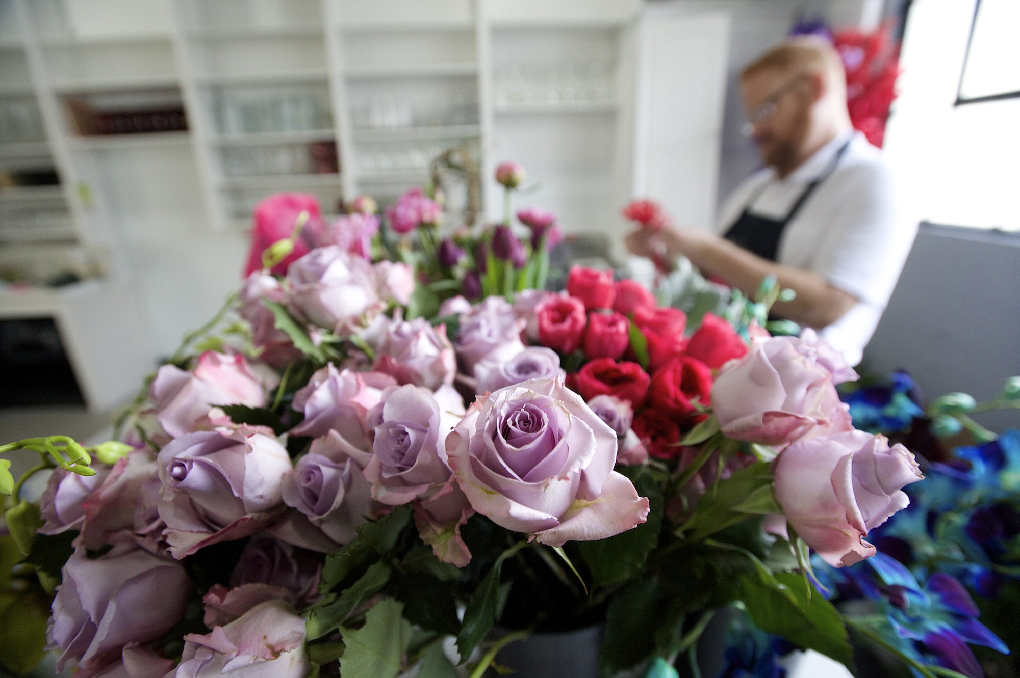 Photos by Steven Lane/The Columbian
Bruno Amicci has opened a new shop, Luepke Flowers