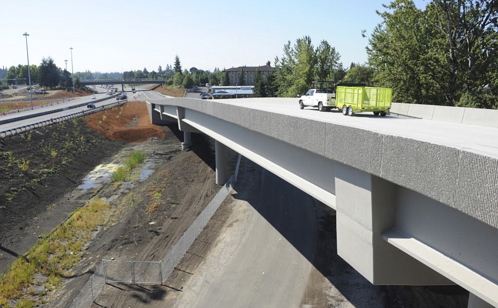 The $133 million Salmon Creek Interchange Project was the largest project in Clark County that was funded by gas-tax increases in 2003 and 2005.