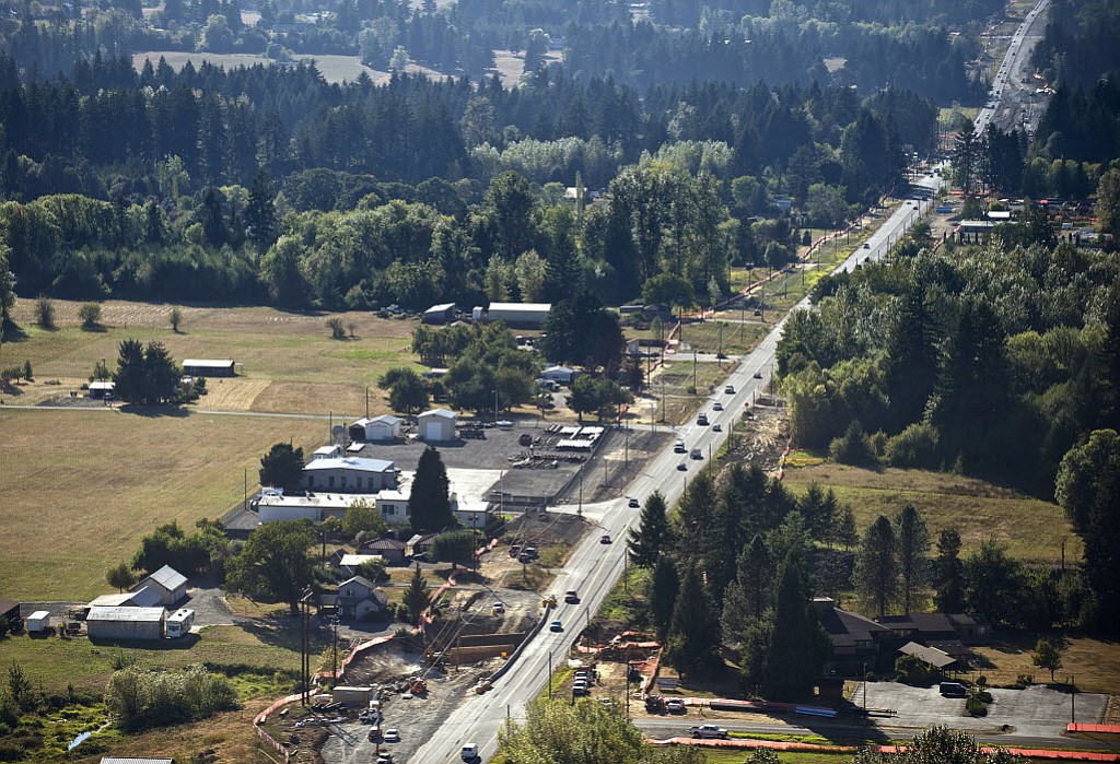 An expansion of state Highway 502 between Interstate 5 and Battle Ground remains under construction.