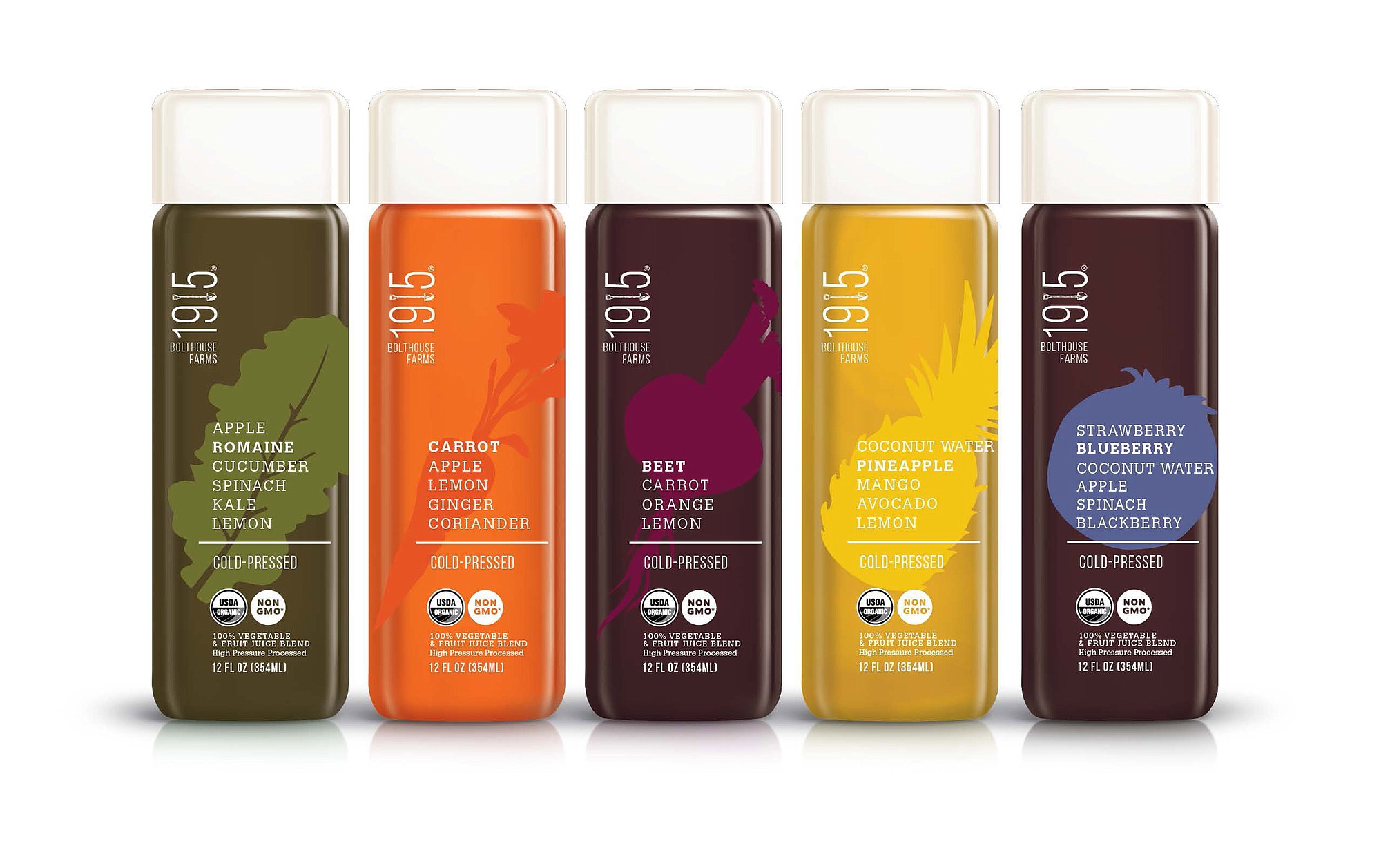 Campbell Soup
Campbell Soup's Bolthouse Farms 1915, ultra-premium cold-pressed organic drinks.