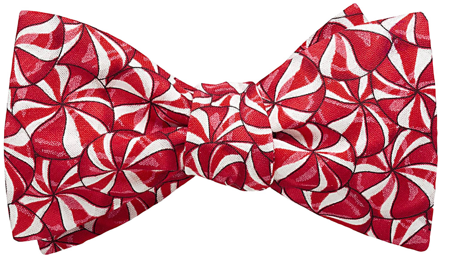 Beau Ties peppermint bow tie in cotton, $40 at BeauTiesLtd.com.