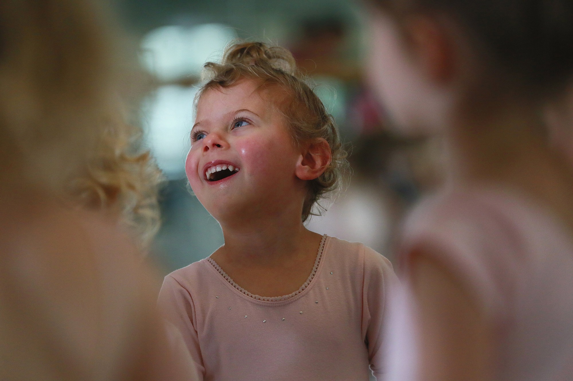 Svea HansPetersen, 4, attends a creative movement class at the Vashon Allied Arts Center for Dance on Vashon Island.