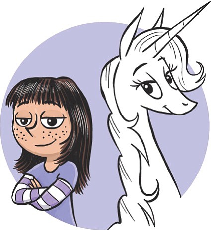 Phoebe and unicorn Marigold are coming to newspapers for the first time.