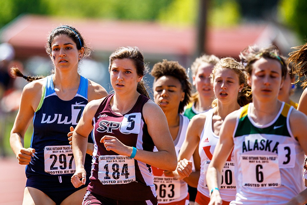 Seattle Pacific's Lynelle Decker (184), a graduate of Mountain View High School, will compete in the women's 800 meters at the NCAA Division II outdoor track and field championships next week in Michigan.