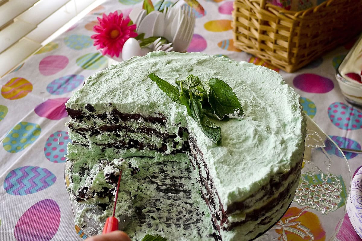Mint Chocolate Icebox Cake from &quot;Icebox Cakes: Recipes for the Coolest Cakes in Town&quot; by Jean Sagendorph and Jessie Sheehan.