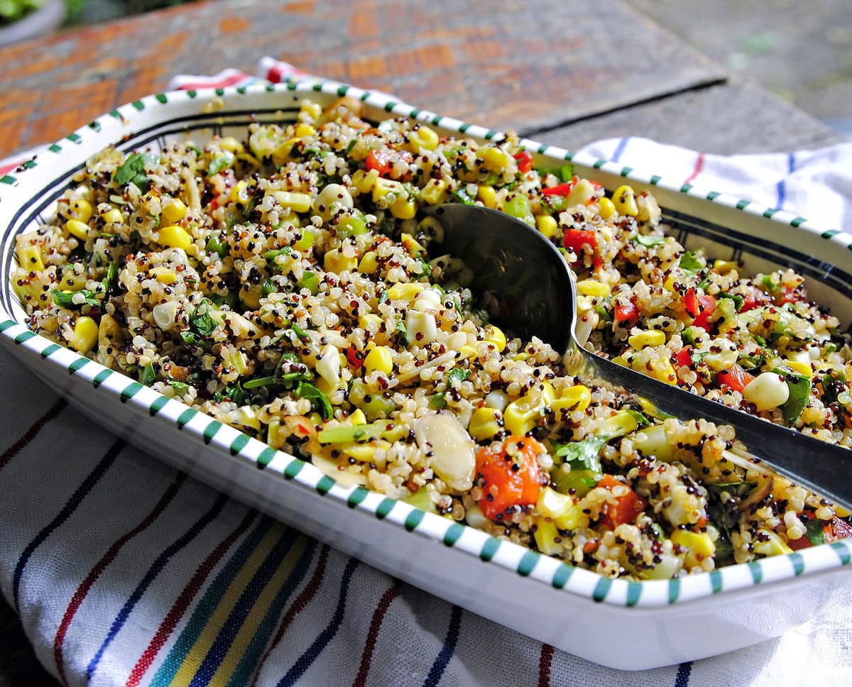 If you love the vegetable boiled or grilled on the cob, you (and your fellow eaters) will go crazy over sweet corn's nubby kernels when they're roasted in a hot pan to make Pan-Seared Corn and Quinoa Salad.