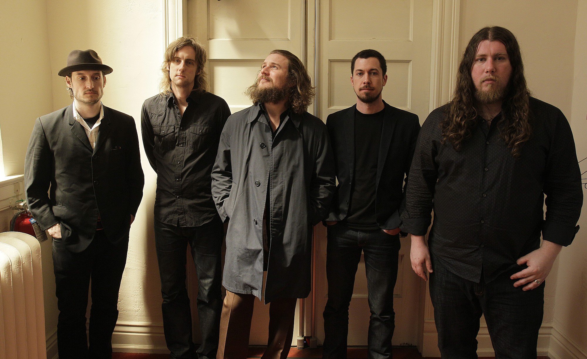 Ed Reinke/The Associated Press
Members of My Morning Jacket are Bo Koster, from left, Carl Broemel, Jim James, Tom Blankenship and Patrick Hallahan.