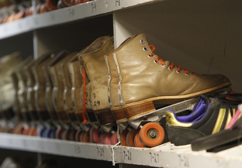Golden Skate, Vancouver's now-shuttered roller rink, sold 150 pairs of its rental skates to a nonprofit ice curling center in British Columbia.