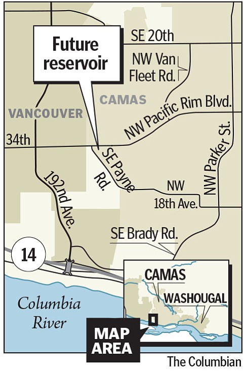 Site for future Vancouver reservoir