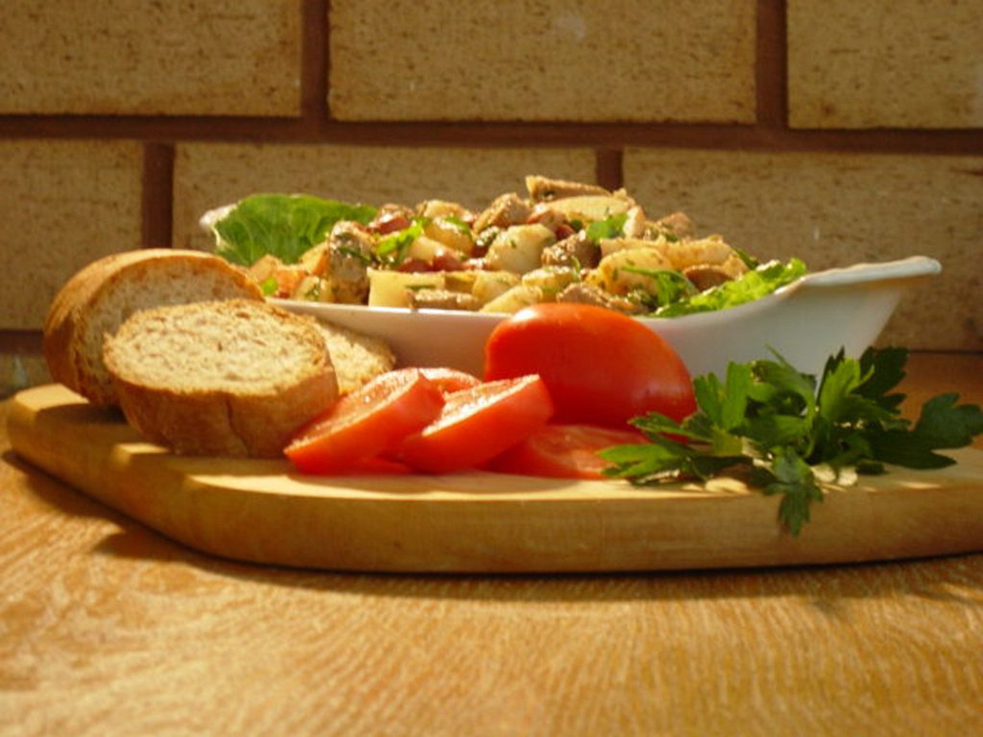 Potato and Sausage Salad is perfect for a summer evening.