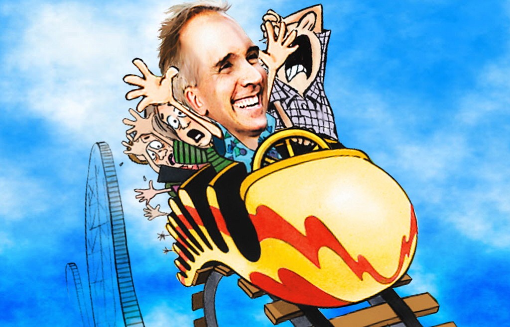 Is that David Madore enjoying himself on the bumpy ride he created?
