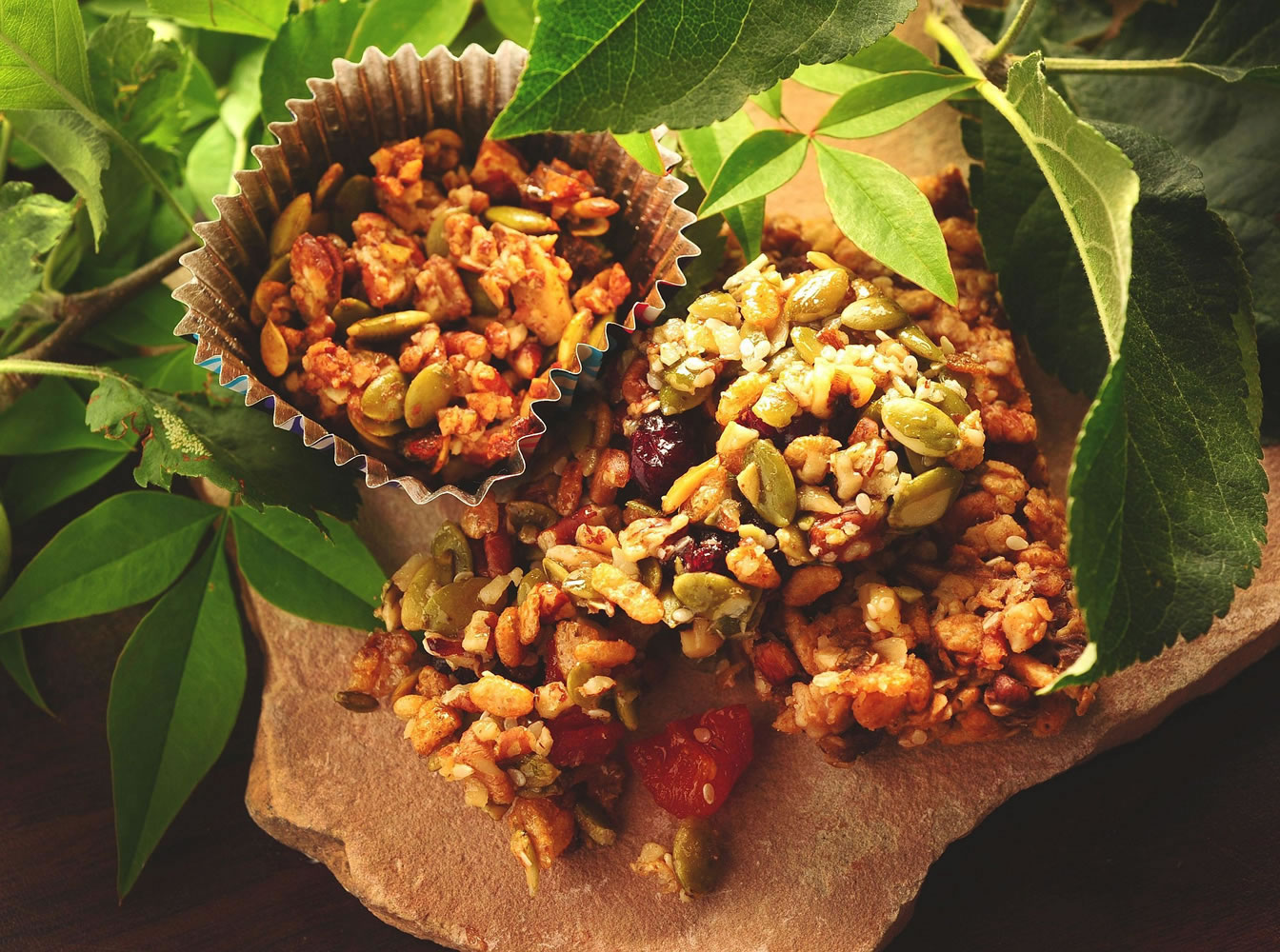 Hit the outdoors with a batch of homemade trail mix and granola bars.