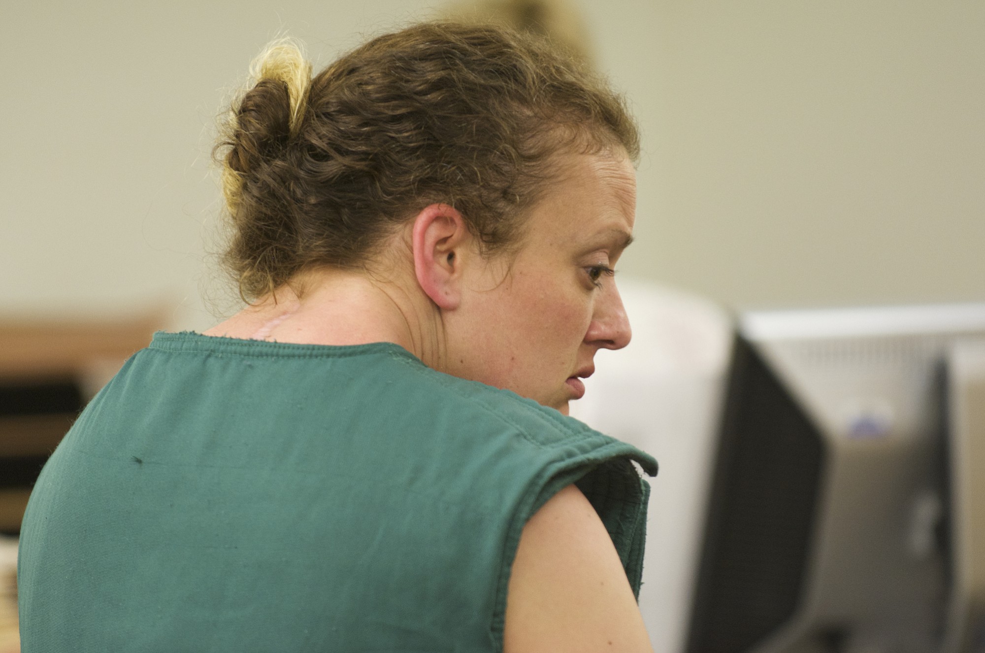 Tanya Leffler makes her first appearance in Clark County Superior Court July 10 on suspicion of vehicular homicide.