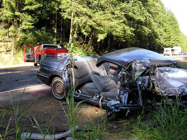 Four Vancouver residents suffered non-life threatening injuries in a crash on Highway 30 in Oregon when a teenage driver allegedly crossed the center line.