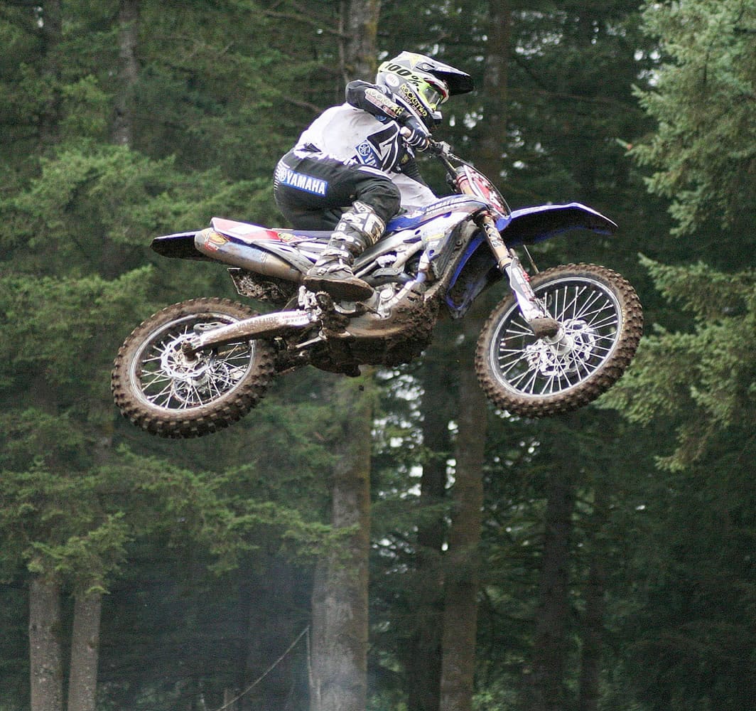 Cooper Webb slings to the top of the 250 class Saturday, in Washougal.