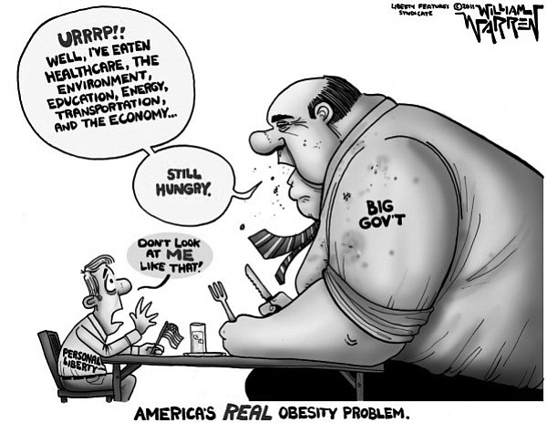 Editorial Cartoon: America's Real Obesity Problem - The Columbian