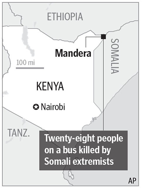 Al-Shabab attack on bus in Kenya