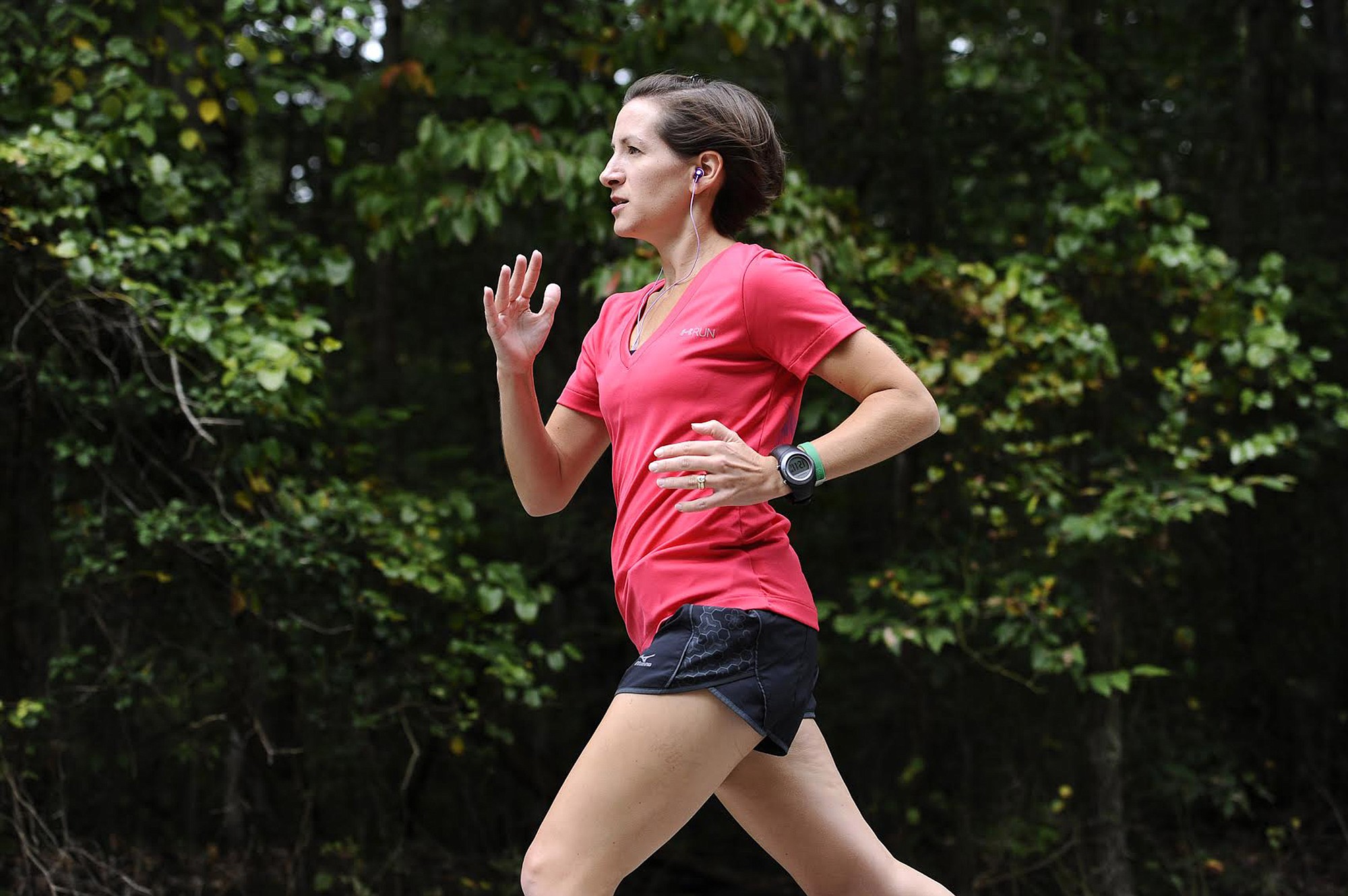 Beth Stewart, 38, started running after she was diagnosed with breast cancer in June 2012.