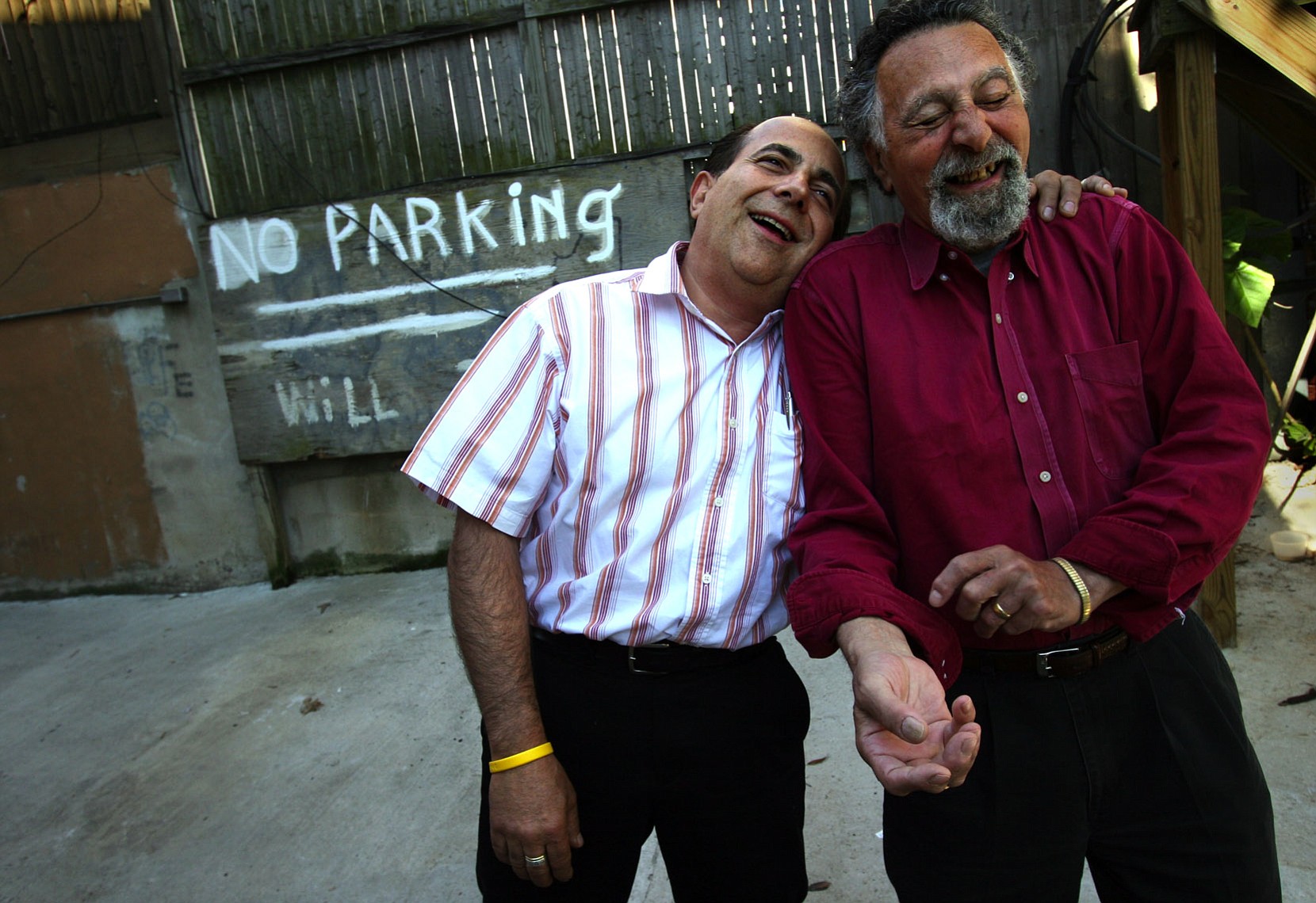The Washington Post files
Ray Magliozzi, left, and his brother Tom Magliozzi, hosts of the National Public Radio program &quot;Car Talk,&quot; are seen in Washington, D.C., in 2005. Tom Magliozzi, half of the beloved car repair duo who called themselves &quot;Click and Clack: The Tappet Brothers,&quot; died Monday at age 77.