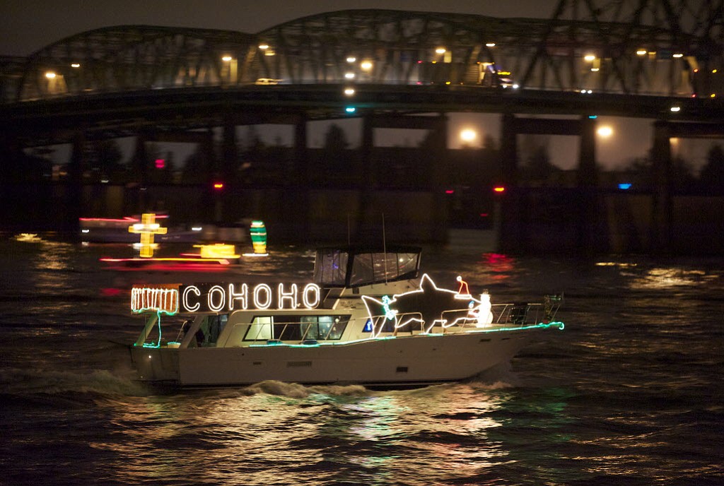 Christmas ships on the Columbia River