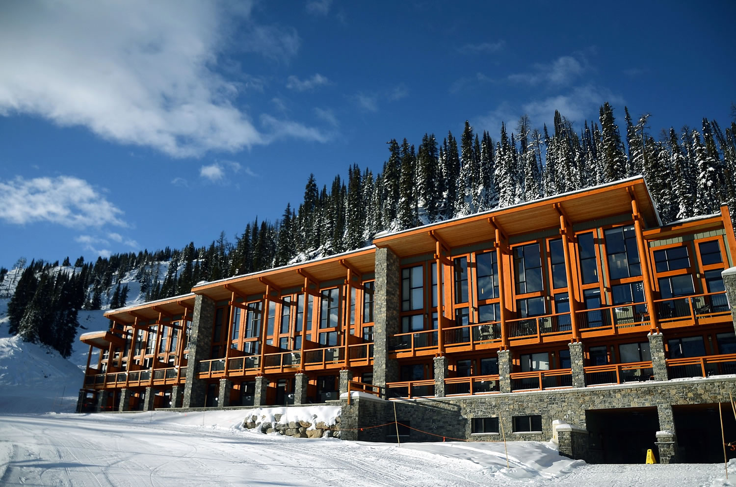 Sunshine Mountain Lodge at Sunshine Village in Banff, Alberta, Canada.