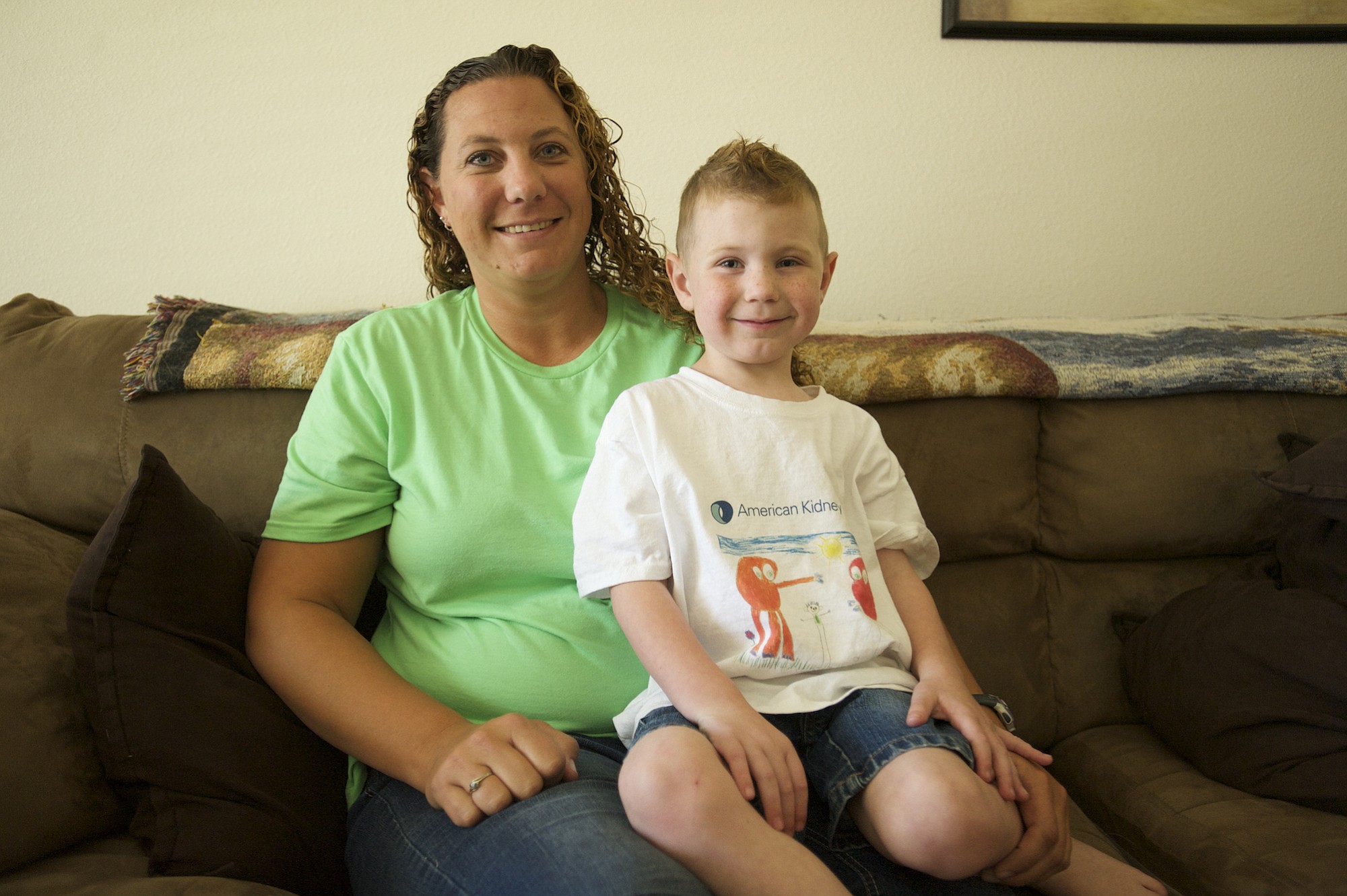 Five-year-old Ethan Norton and his mom, Breanna, are adjusting to life after Ethan's January diagnosis of nephrotic syndrome, a kidney disorder.