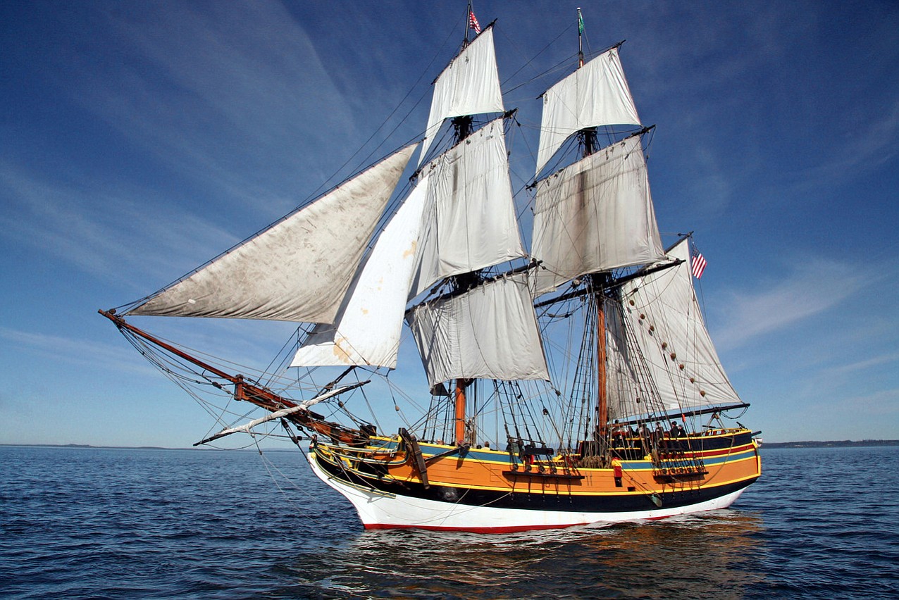 The sailing ship Lady Washington will dock Aug.