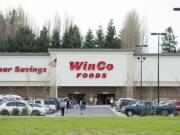 Customers shop at the WinCo Foods store in Brush Prairie at state Highway 503 and Northeast 119th Street.