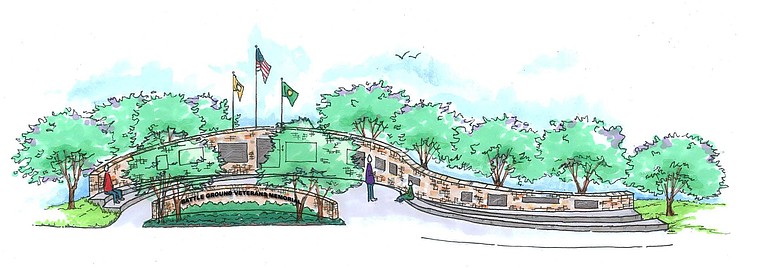 The design of a veterans memorial planned for Battle Ground's Kiwanis Park by Kirsti Hauswald, landscape designer for AKS Engineering &amp; Forestry in Vancouver, was favored by the city council and community members over three other designs.