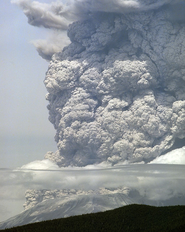 The eruption of Mount St.