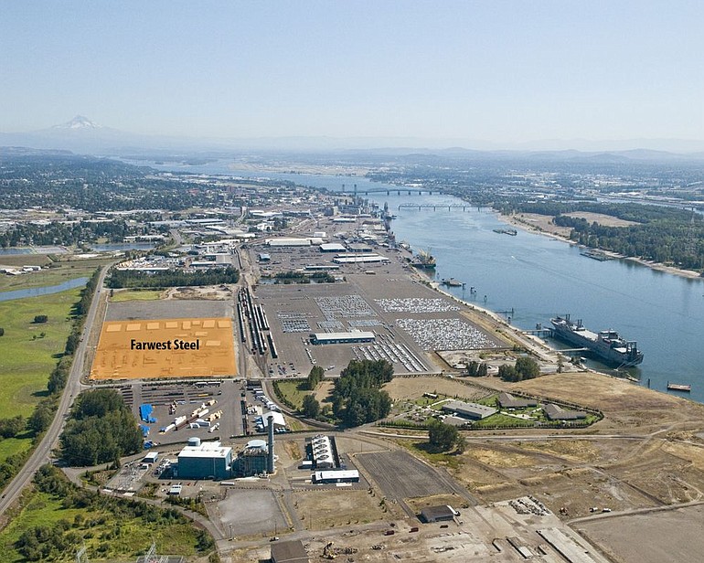 The Port of Vancouver's Board of Commissioners on Tuesday unanimously approved a deal that hands 20 acres to Farwest Steel Corp.