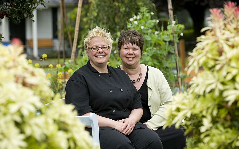 Anna Petruolo, left, and Lisa Robbins of Fruit Valley are owners of the personal chef service A Dinner Together.