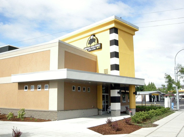 Buffalo Wild Wings Grill &amp; Bar is slated to open Monday in the Hazel Dell Crossing near 78th Street and Hazel Dell Avenue.