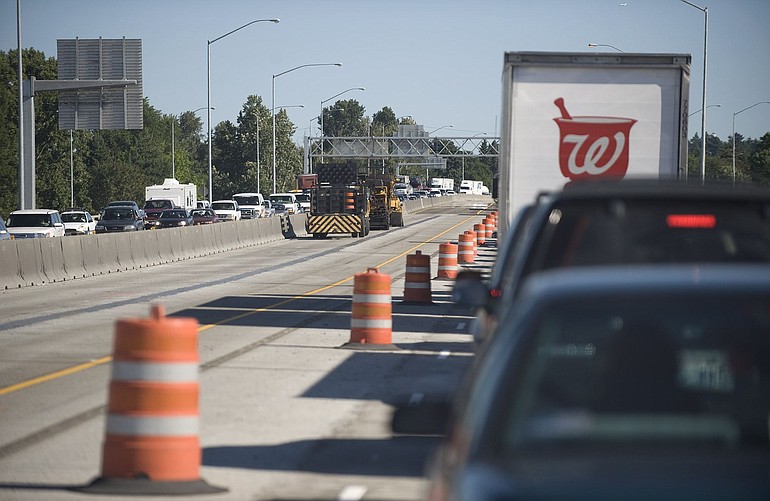 On Friday, a third Interstate 5 southbound lane will be opened during daytime to ease the Delta Park bottleneck.