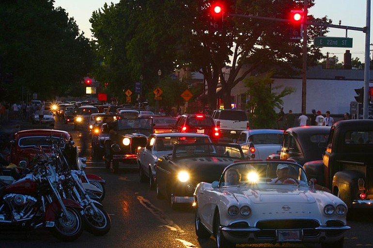 Upper Main Street was alive last year for Crusin' the Gut.
