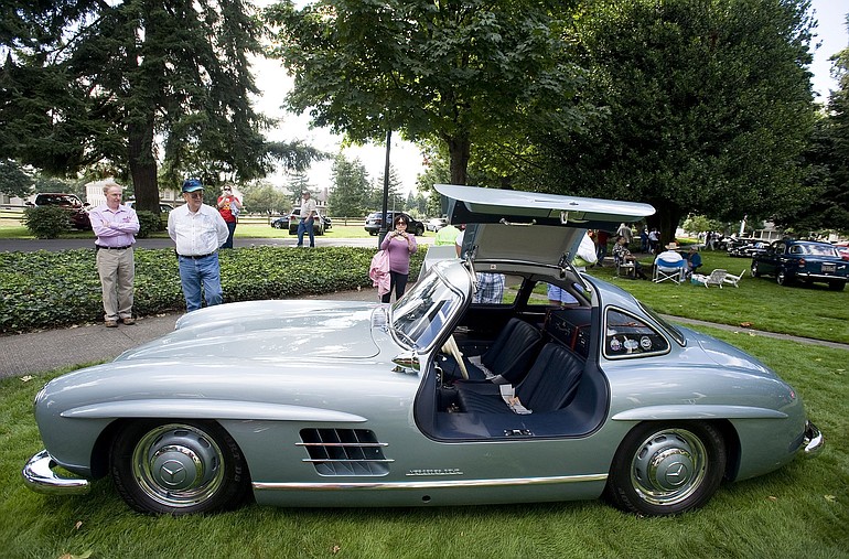 This 1955 Mercedes-Benz 300 SL Gullwing drew plenty of attention at the Columbia River Concours d'Elegance on Sunday. It took best of show at the event.