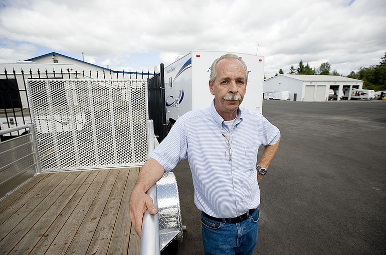 Rod Dawson, service manager at U-Neek RV in Ridgefield, will lose his job this month when the location closes because of a permit dispute with the county.