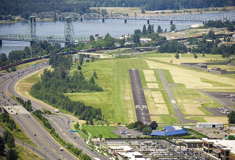 Pearson Field in Vancouver is an example of a community airport that plays an important role in its region's economy.