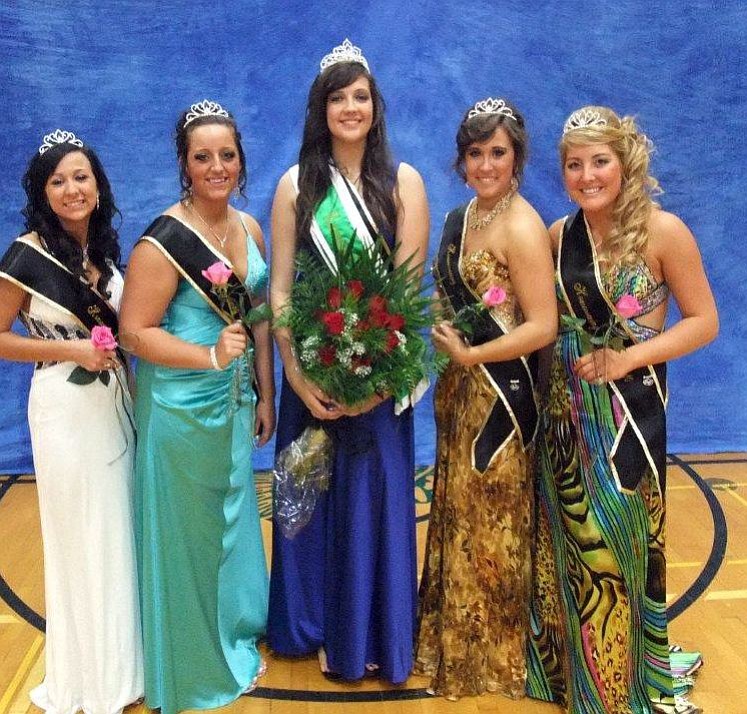 Woodland: Hanna Ingraham, middle, was crowned Woodland High School Homecoming Queen at a game on Oct. 15.