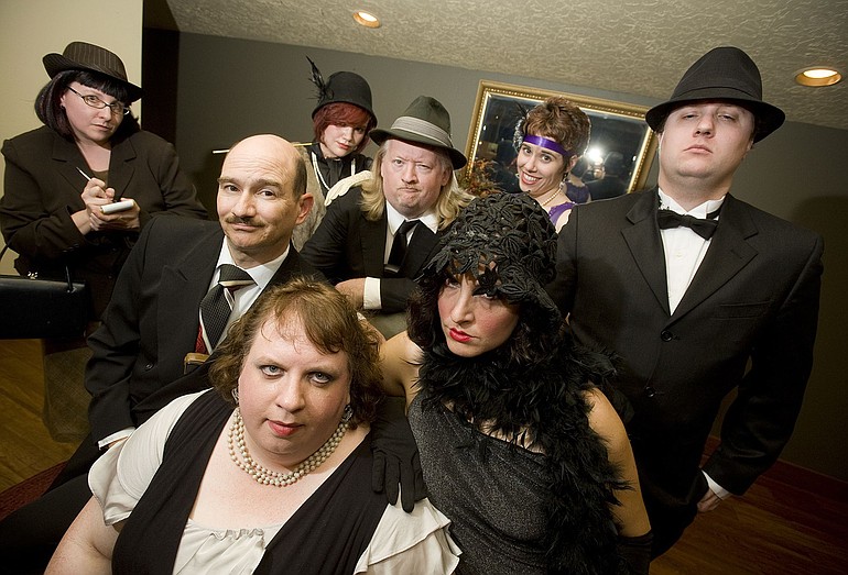 &quot;Mama Versus the Mob,&quot; an interactive murder mystery dinner show, features eight actors from the greater Vancouver-Portland area.