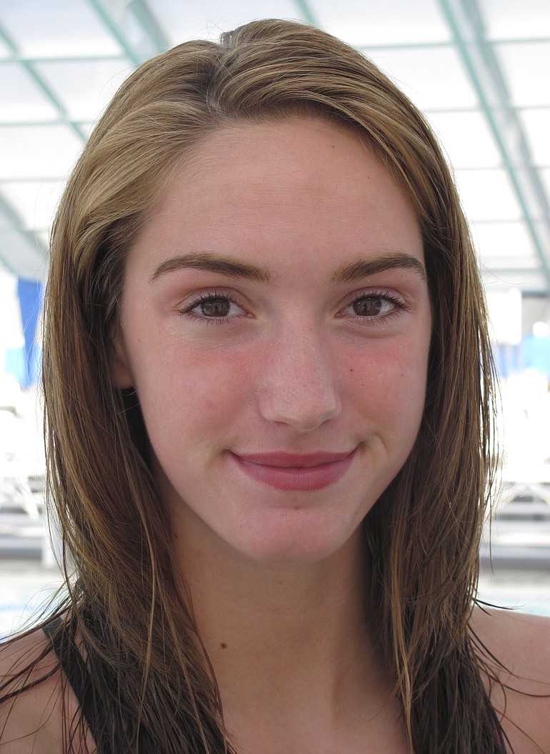Julia Sanders, Hockinson swimming state champion