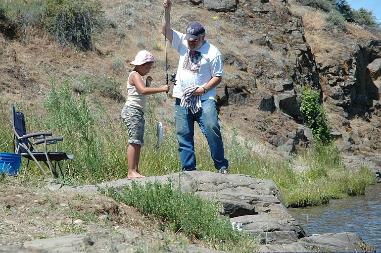 Spearfish Lake near Dallesport in Klickitat County offers good trout fishing during the spring.
