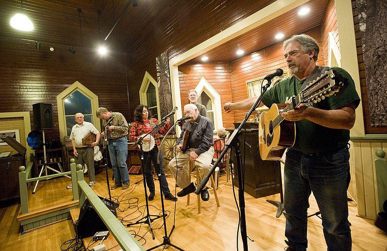 Wayne Hoffman hosts an open mic March 4 at the North Clark County Historical Museum in Amboy.